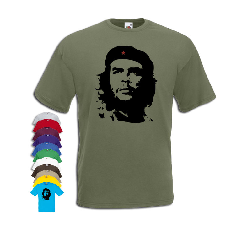 Universitet flydende fordøjelse Che Guevara Retro Political Mens T-shirt - Cheap & Cheerful Clothing