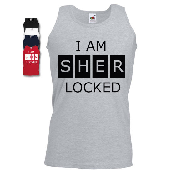 I Am Sherlocked Men S Vest Cheap Cheerful Clothing